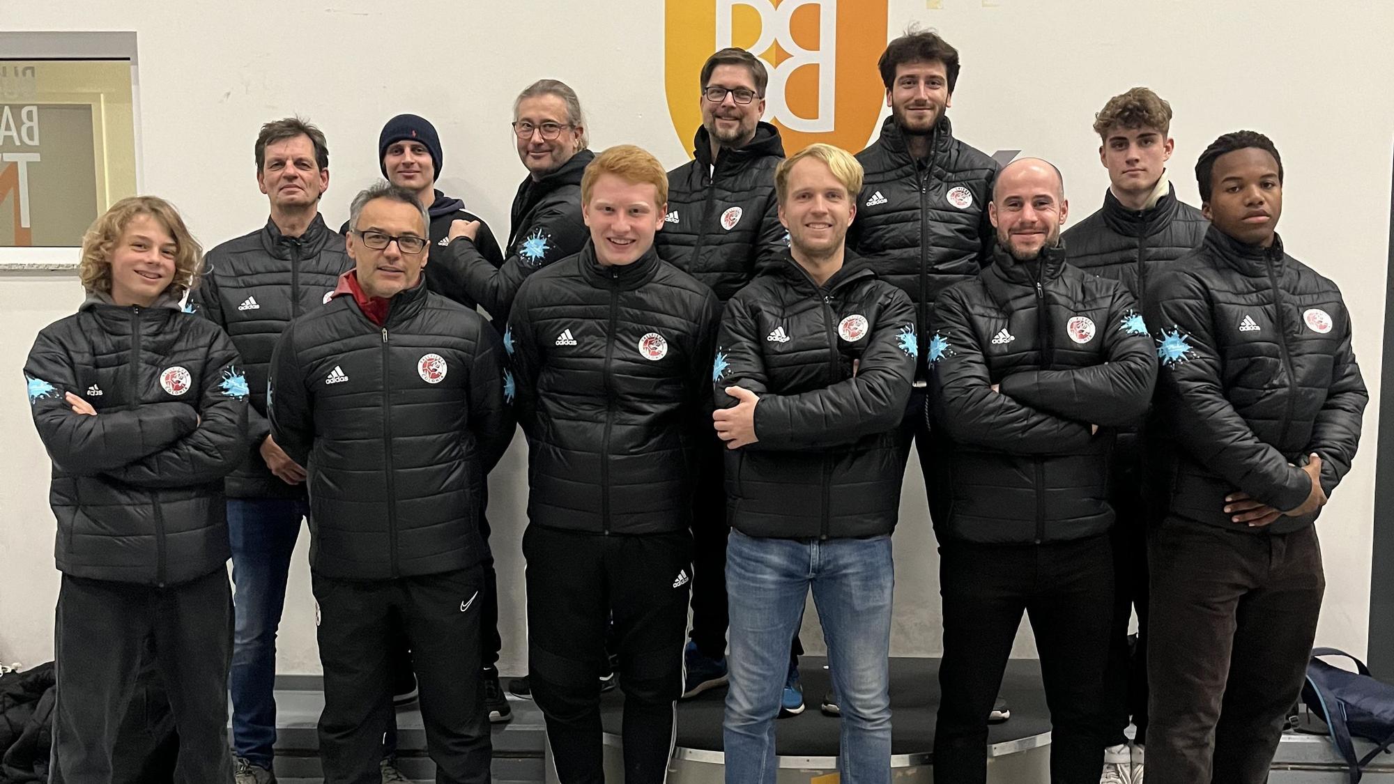 Das Trainerteam rund um Nikola Ramljak von Ballfieber Colonia