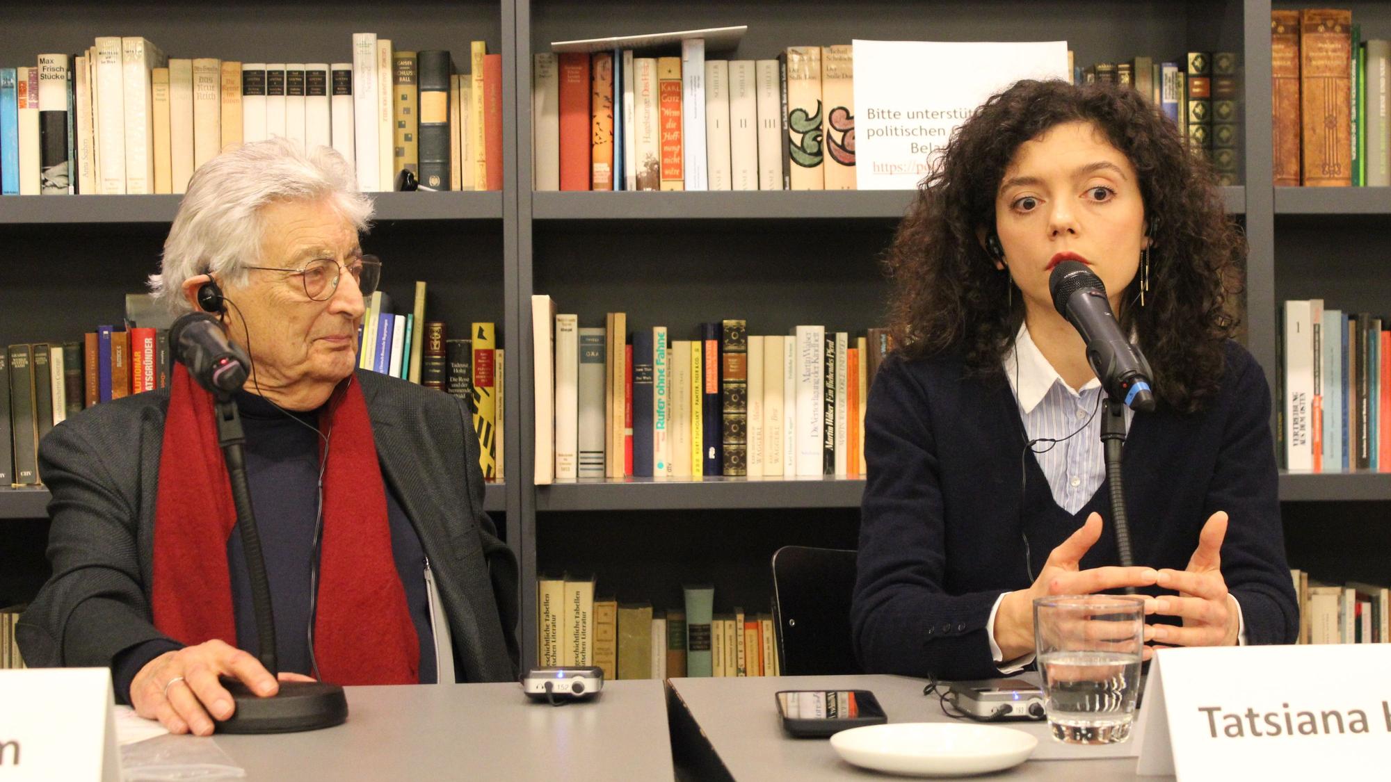 Gerhart Baum und Tatsiana Khomich