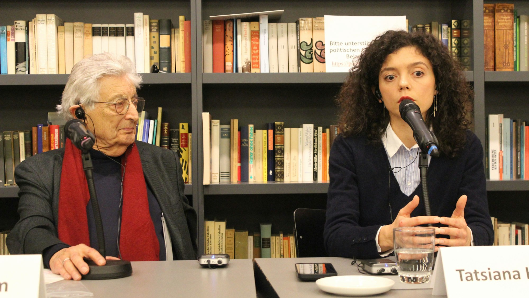 Gerhart Baum und Tatsiana Khomich