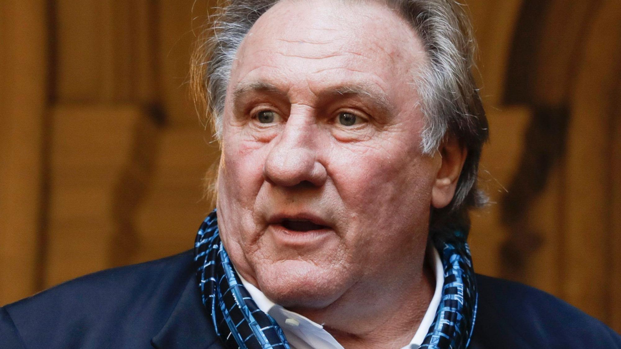 Der französische Schauspieler Gérard Depardieu