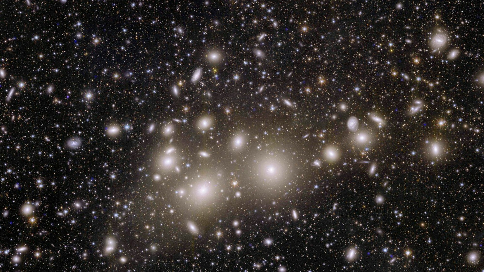 Aufnahme des Perseus Clusters durch das Teleskop Euclid