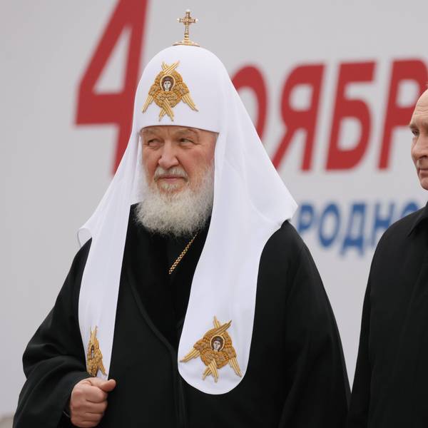 Patriarch Kirill zusammen mit Kremlchef Wladimir Putin im November. Das russische Kirchenoberhaupt gilt als glühender Unterstützer des Kriegs gegen die Ukraine.