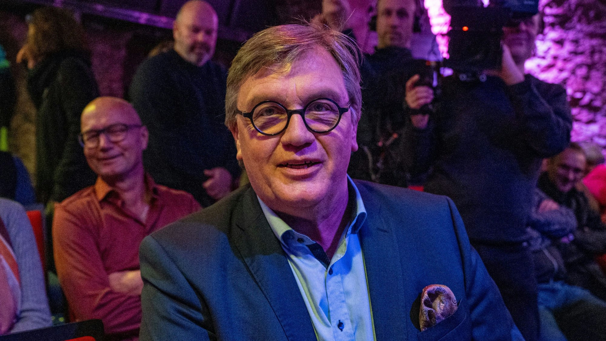 Komiker Hape Kerkeling sitzt im Scharfrichterhaus.