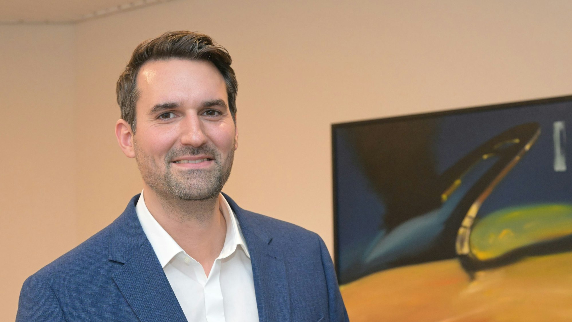 Das Foto zeigt den Kölner Unternehmer Alexander Steffens