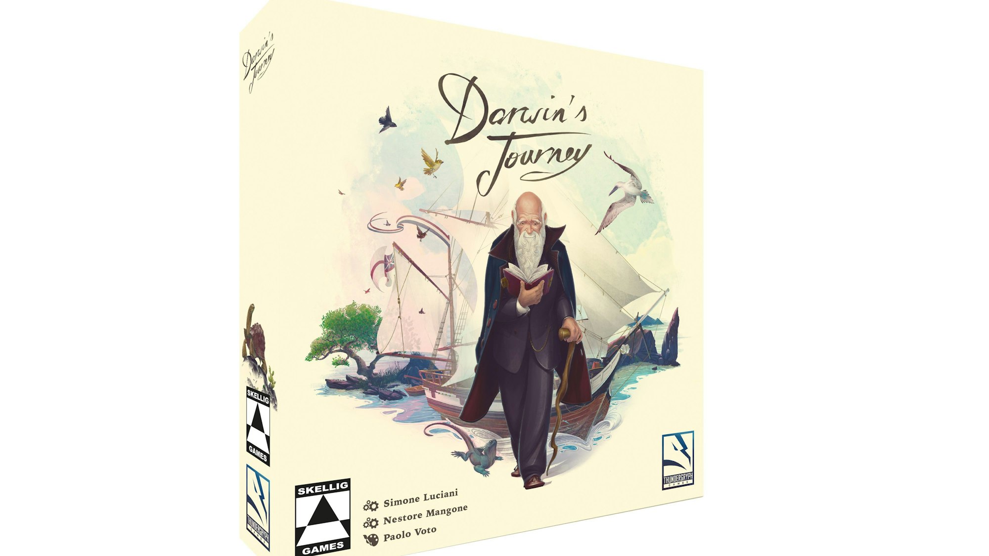 Spieleverpackung «Darwins Journey»