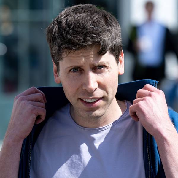 Sam Altman, Geschäftsführer (CEO) von OpenAI und Erfinder der KI-Software ChatGPT, kommt an der Technische Universität München (TUM) zu einer Podiumsdiskussion.