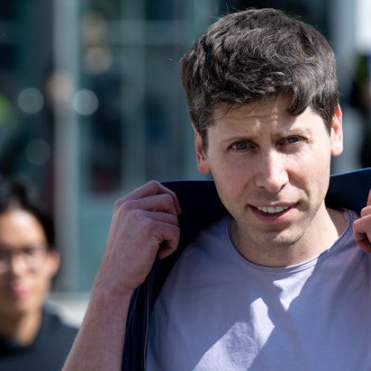 Sam Altman, Geschäftsführer (CEO) von OpenAI und Erfinder der KI-Software ChatGPT, kommt an der Technische Universität München (TUM) zu einer Podiumsdiskussion.