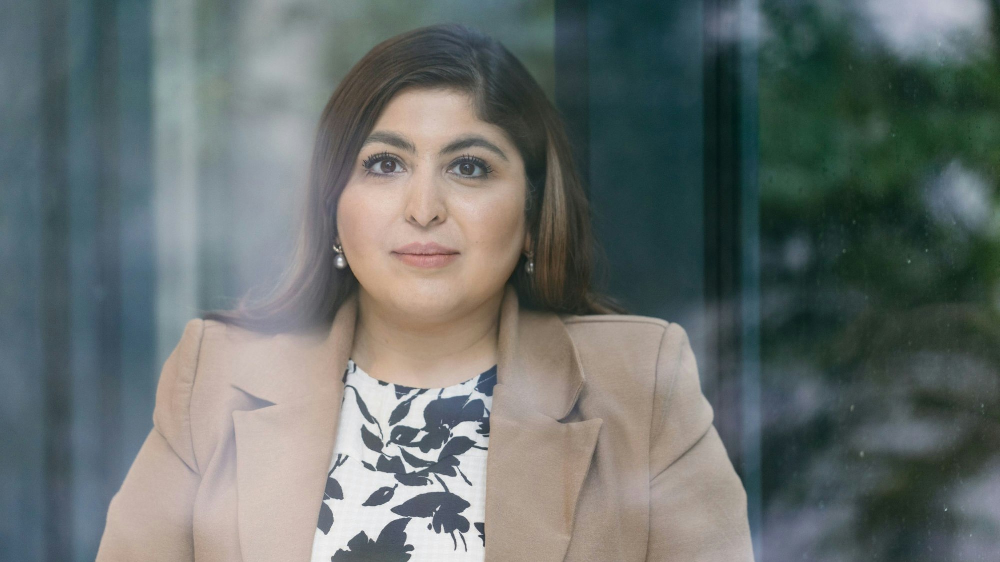 Bahar Aslan, Lehrerin, Dozentin, in Remscheid bei Veranstaltung „Vielfalt gestalten – Rassismus und Diskriminierungen in Schulen entgegentreten“. Bild von Aslan zur Verfügung gestellt.