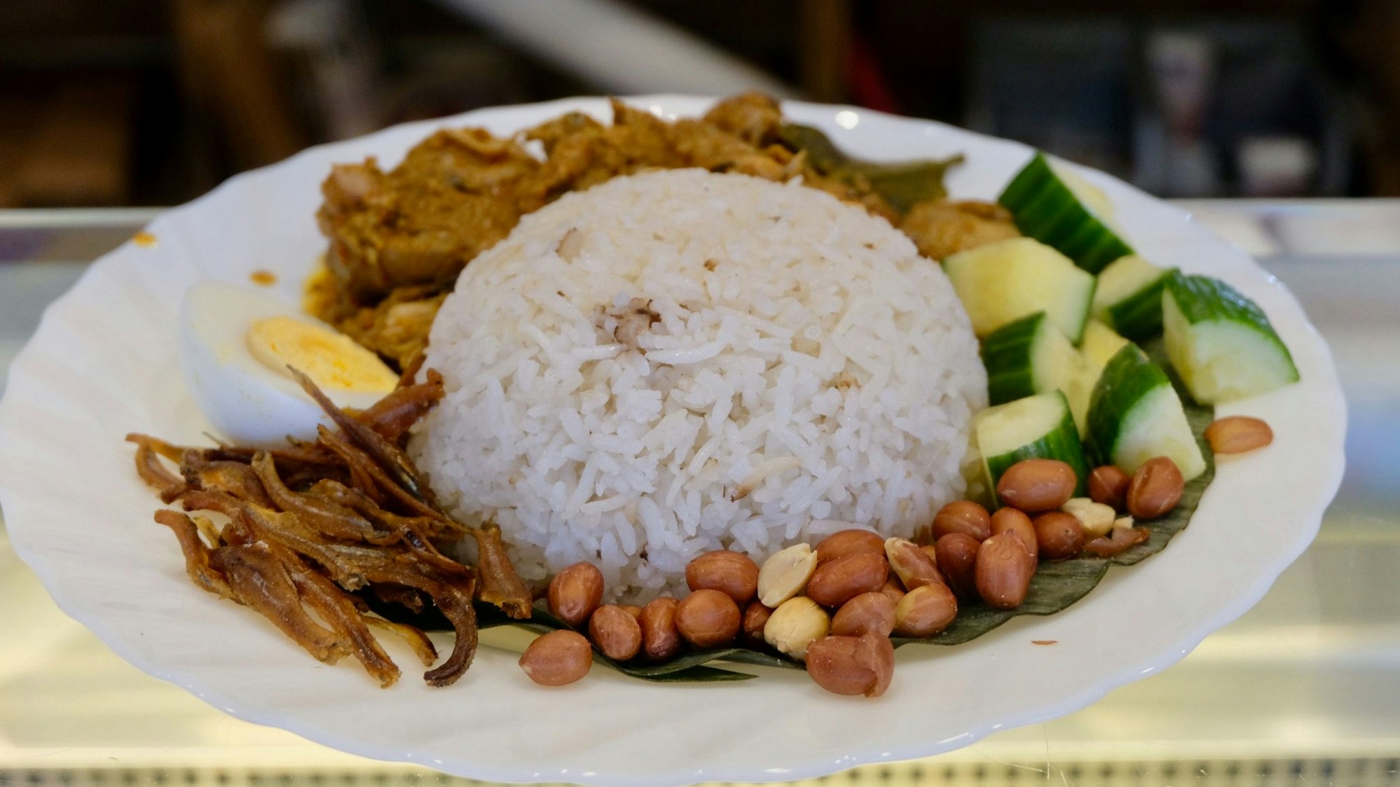 Zu sehen ist ein malaysisches Gericht.