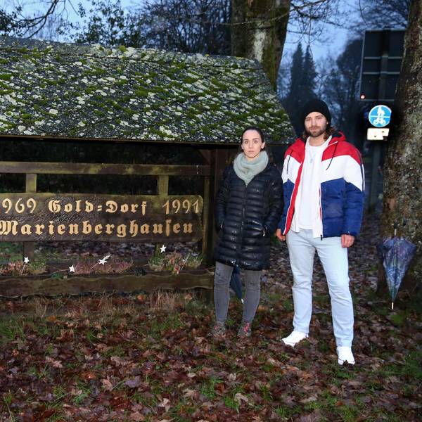 Vertreter der IG Marienberghausen, die Tom Strehle (rechts) gegründet hat.