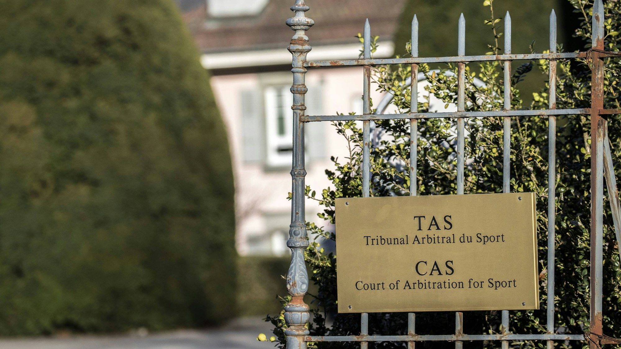 Der Sitz des Internationalen Sportgerichtshofes in Lausanne