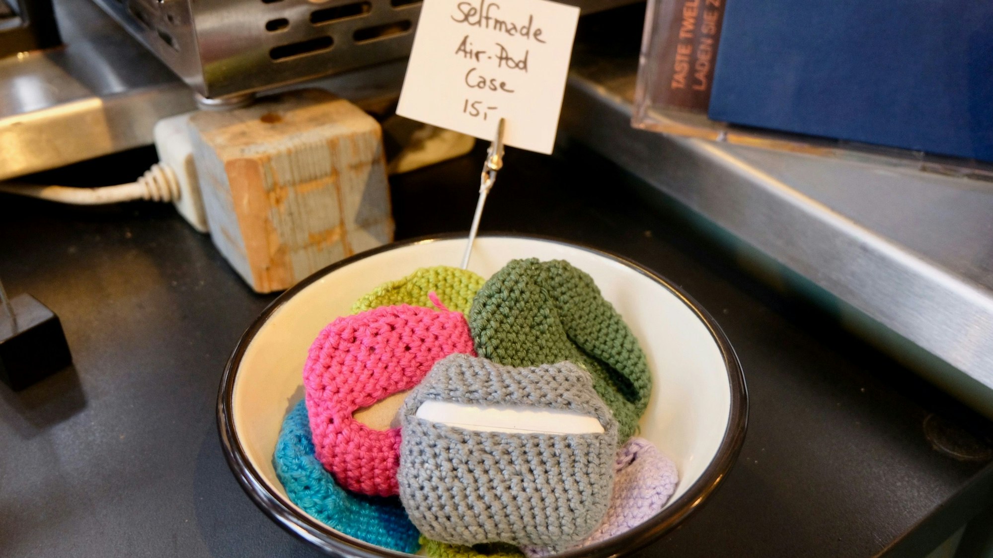 Häkelhülle für Airpodcases