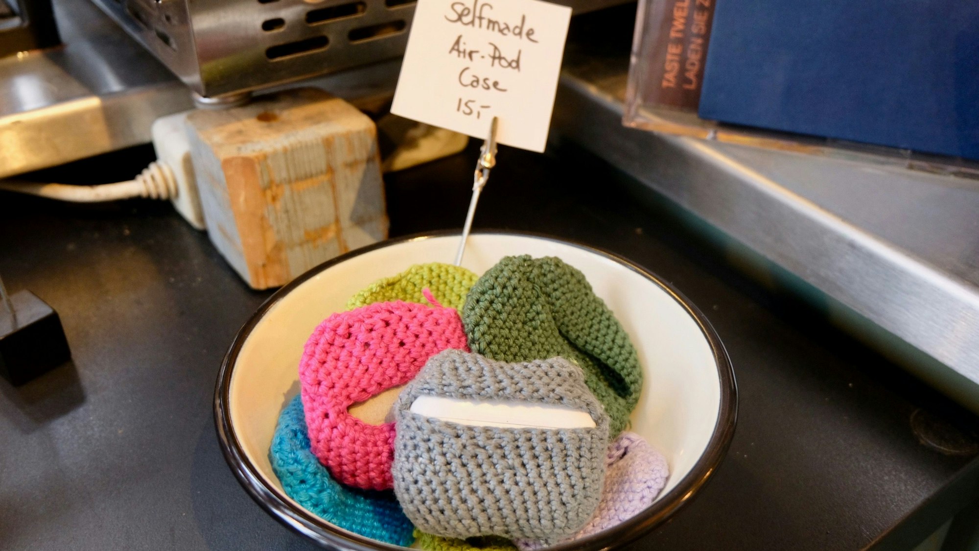 Häkelhülle für Airpodcases