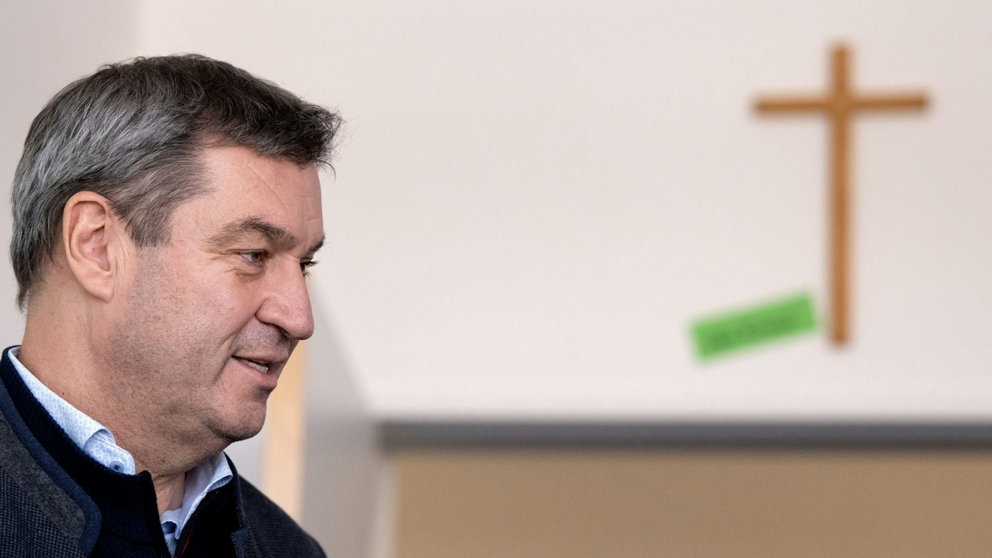 Ministerpräsident Markus Söder (CSU) hatte 2018 einen Erlass zu Kreuzen vorangetrieben. Vor dem Bundesverwaltungsgericht hat der Kreuzerlasse Bestand.