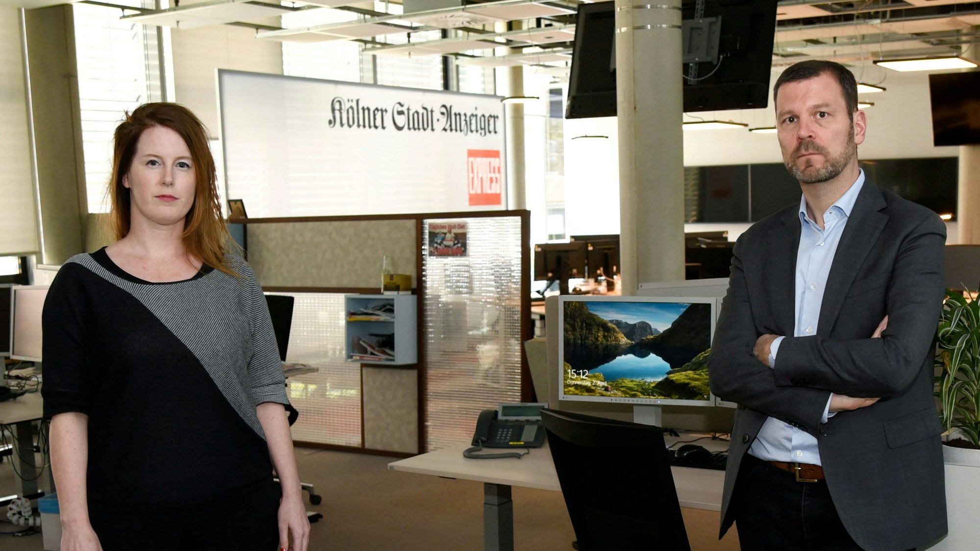 Sarah Brasack und Carsten Fiedler