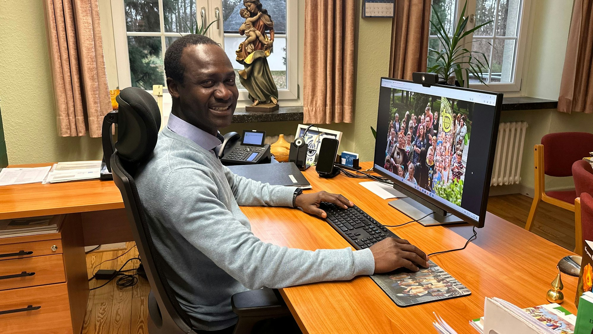 Pater Peter Claver Kwame Narh ist seit Januar 2023 Provinzial der Steyler Missionare.