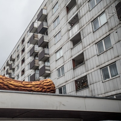 Das Haus mit der schlesischen Wurst, Königsberger Platz Nr. 8, ist jetzt im Besitz der WGL.