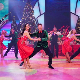 Szene der RTL-Sendung „Let's dance“, die an Weihnachten als Spezialausgabe erscheint.