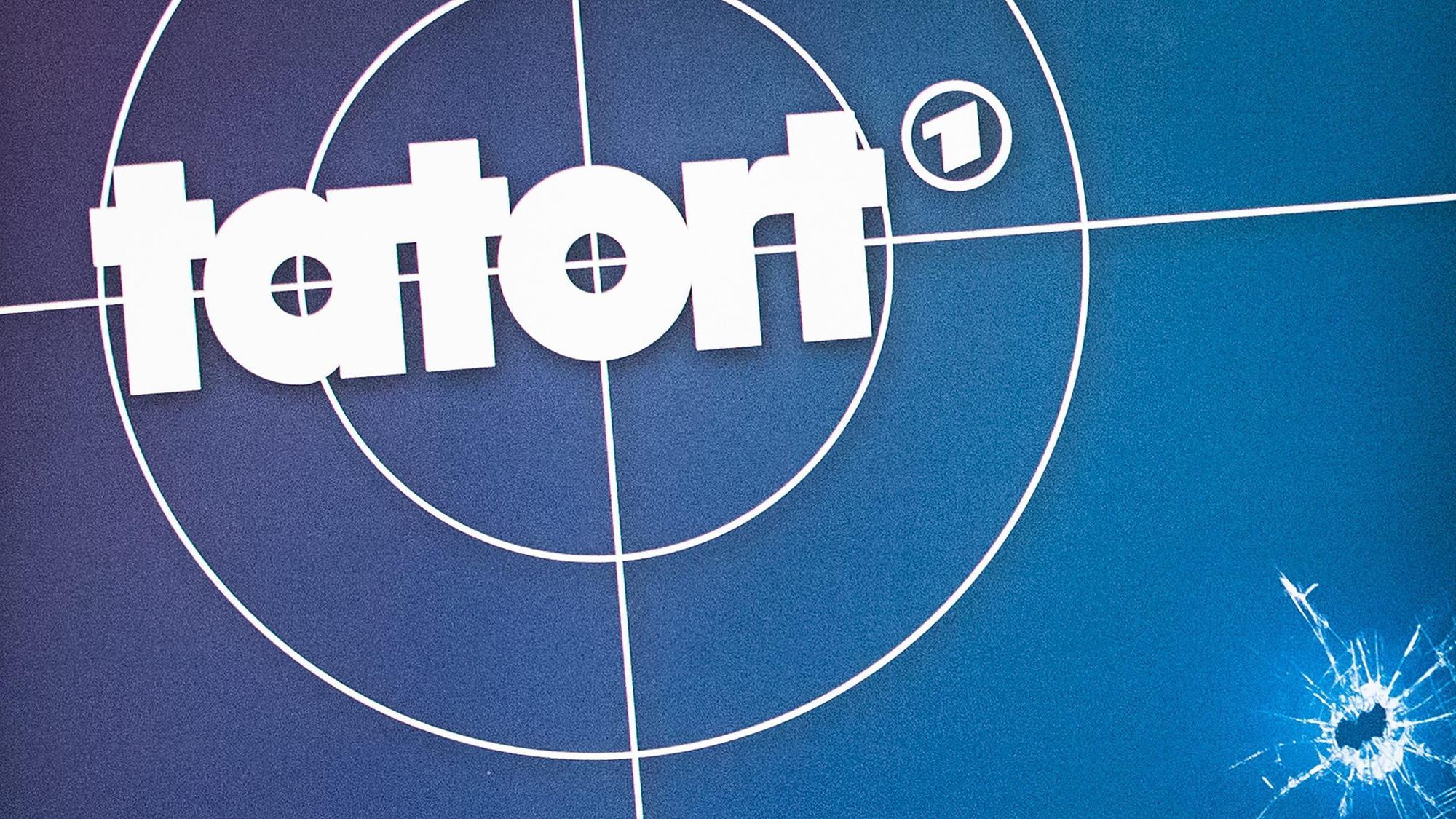 ARCHIV - 08.12.2015, Baden-Württemberg, Stuttgart: Das Logo des ARD-Kultkrimis "Tatort" ist im Rundfunkhaus des Südwestrundfunks (SWR) zu sehen. (zu dpa-Extra «Tatort»-Jahr-Bilanz: Verlust an TV-Zuschauern) Foto: Christoph Schmidt/dpa +++ dpa-Bildfunk +++