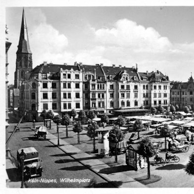 Der Wilhelmplatz in einer Aufnahme von 1934.