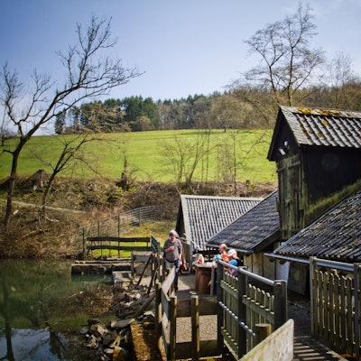 Blick über den Oelchenshammer in Engelskirchen-Bickenbach.
