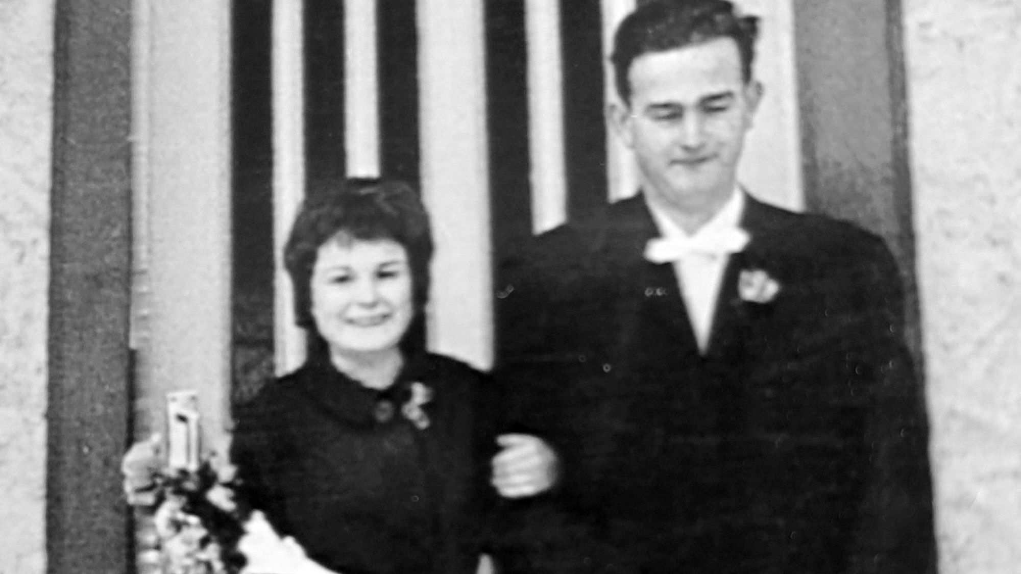 Im Dezember 1963 ging es für das Ehepaar vor den Traualtar.