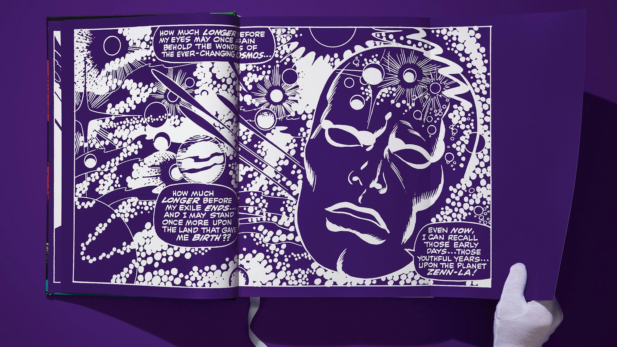 Doppelseite aus dem Taschen-Band "Silver Surfer"