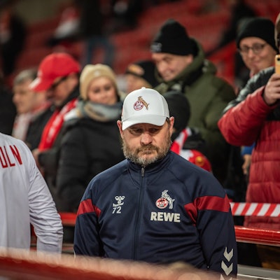 Kölns Trainer Steffen Baumgart wirkte nach der 0:2-Niederlage des FC bei Union Berlin äußerst nachdenklich.