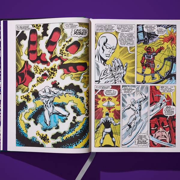 Doppelseite aus dem Taschen-Band "Silver Surfer"
