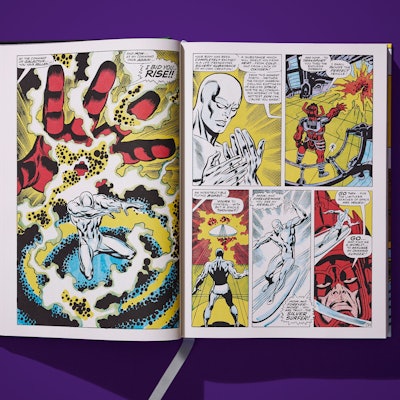 Doppelseite aus dem Taschen-Band "Silver Surfer"