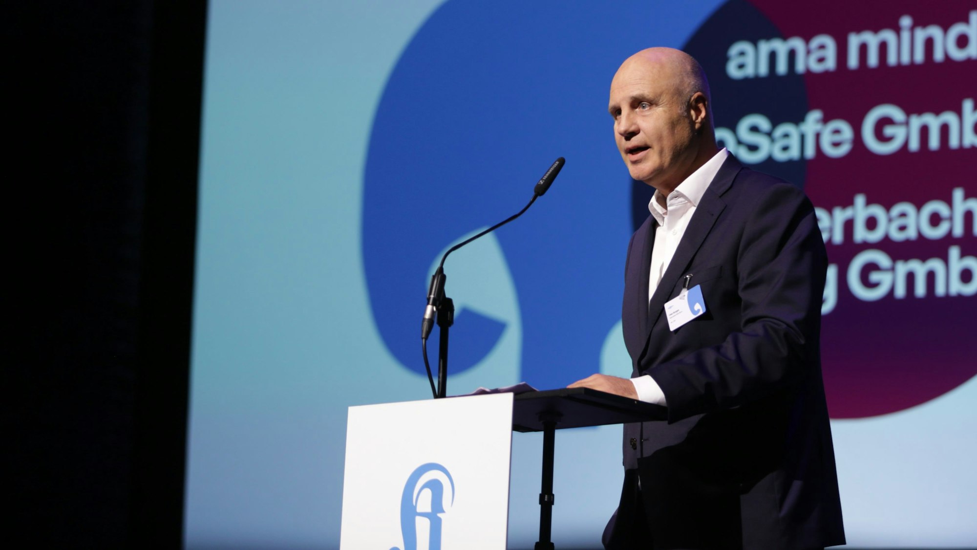 18.09.2023, Köln: Wirtschaftsnacht Rheinland 2023 im Musical Dome - Preisverleihung Digitalisierung, Foto: Ingo Lammert, Preisträger SoSafe GmbH