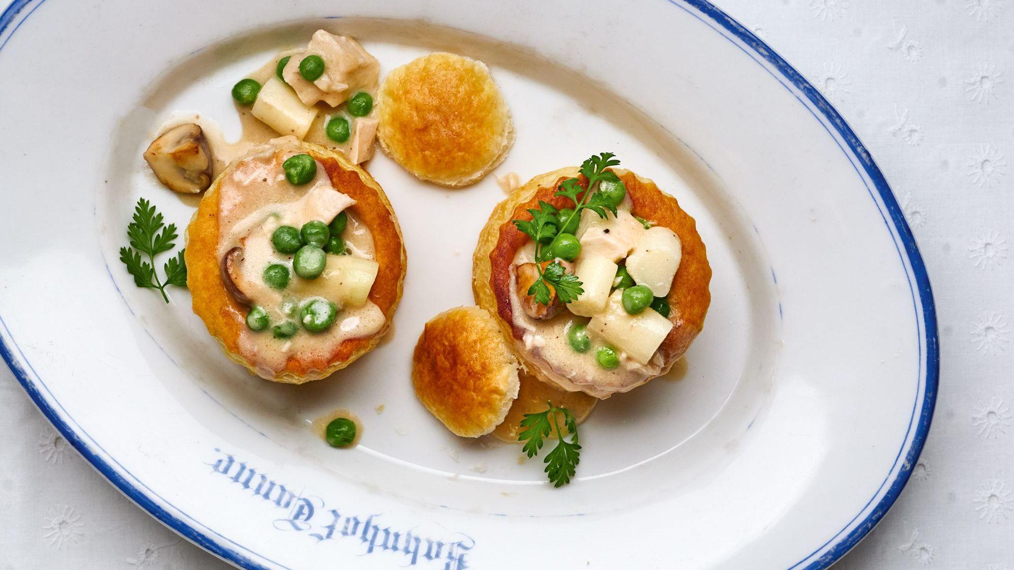 Königinnenpastetchen mit Ragout fin