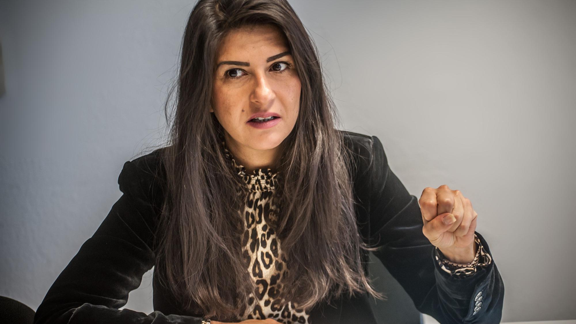 Die Bundestagsabgeordnete Serap Güler (Wahlkreis 101 Köln/Leverkusen) in der Redaktion beim Interview. Foto: Ralf Krieger