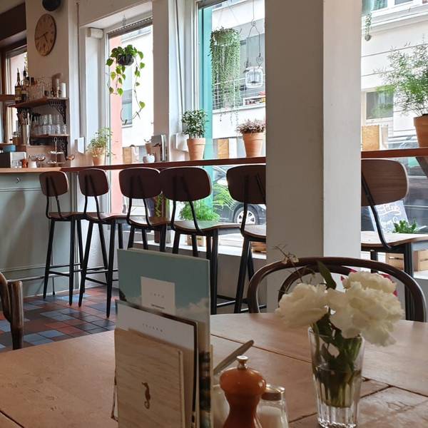 Café Sehnsucht von innen gesehen.