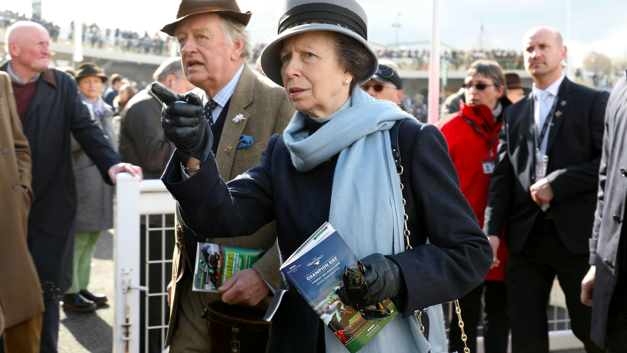 Prinzessin Anne bei einem Termin.