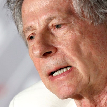 25.05.2013, Frankreich, Cannes: Regisseur Roman Polanski stellt sein Sado-Maso-Drama «Venus im Pelzmantel» beim Filmfestival in Cannes vor. (zu dpa: "Zum 90. Geburtstag: Wer hat Angst vor Roman Polanski?")