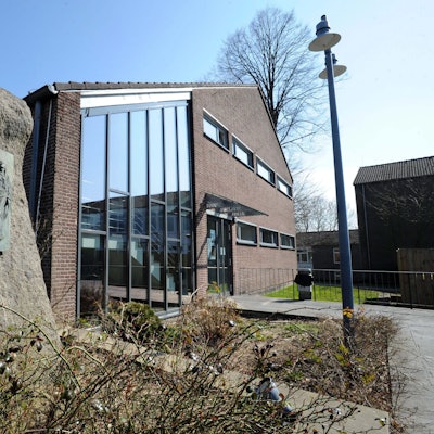 Außenansicht der Hans-Hoersch-Halle in Burscheid.