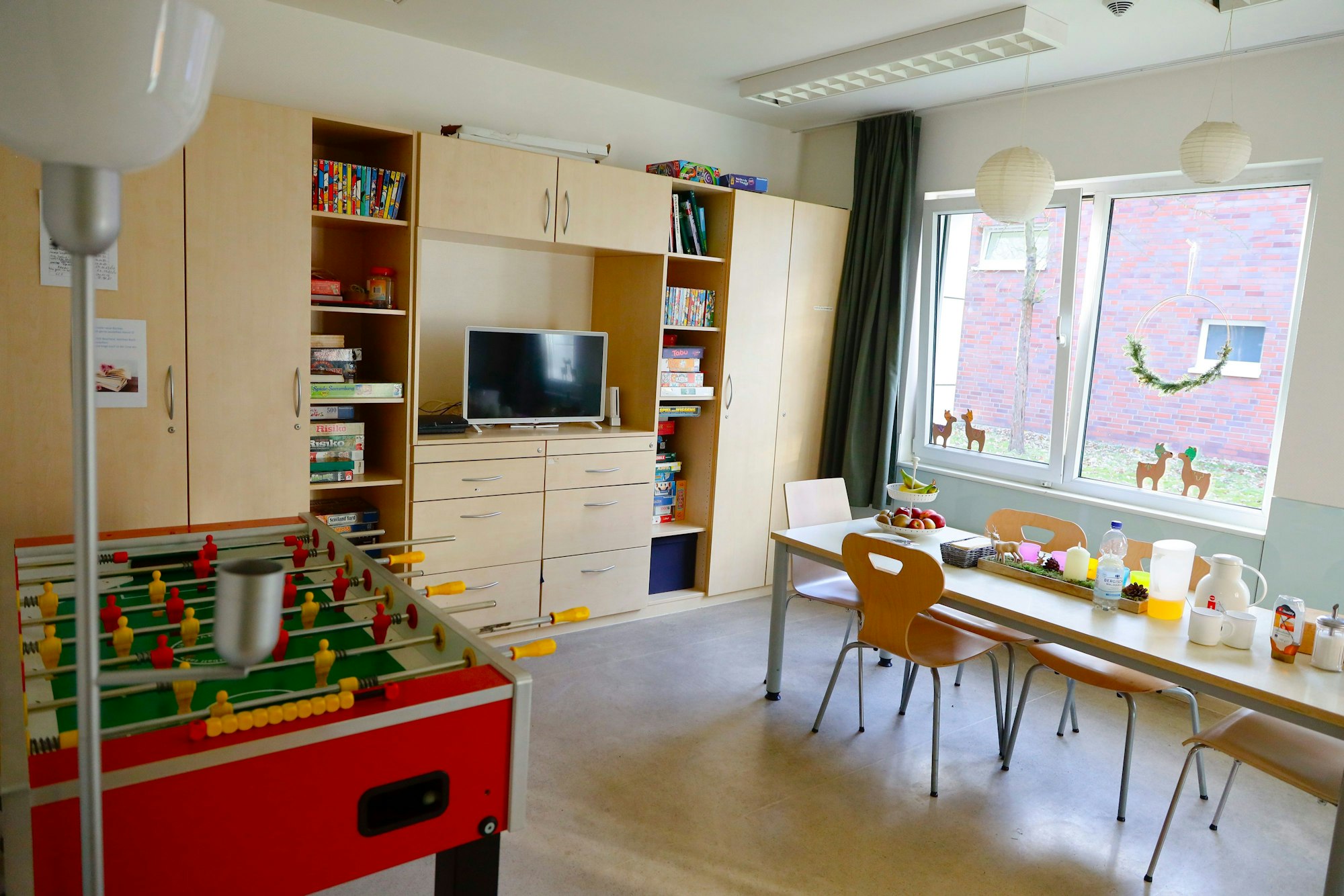 Aufenthaltsraum im Grünen Haus