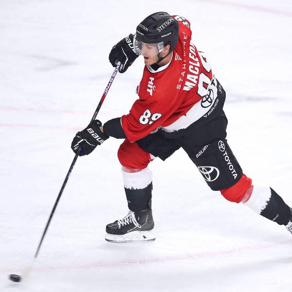 Kölner Hai: Gregor MacLeod wechselte von den Nürnberg Ice Tigers an den Rhein, nun wurde sein Vertrag bis 2026 verlängert.