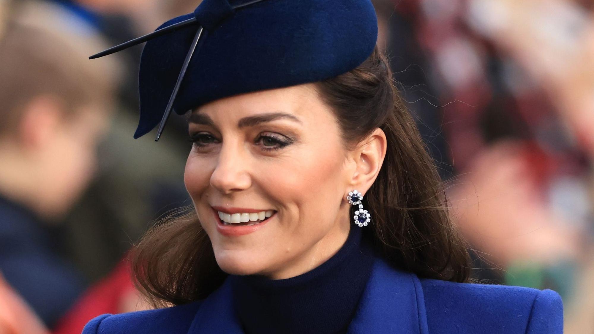 Prinzessin Kate bei einem ihrer letzten öffentlichen Auftritte beim Weihnachtsgottesdienst in der Sandringham Church im Dezember 2023.