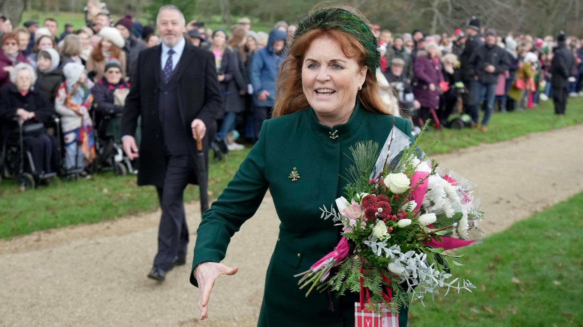 Sarah Ferguson beim Weihnachtsgottesdienst in Sandringham