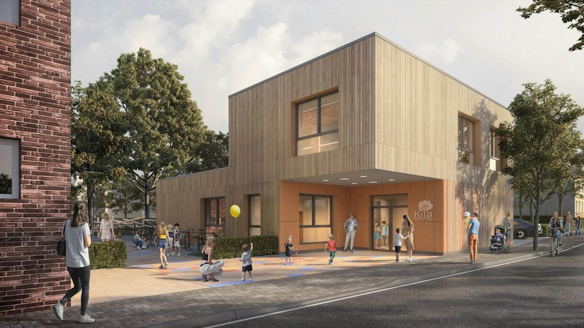 So soll der Kita-Neubau einmal aussehen.