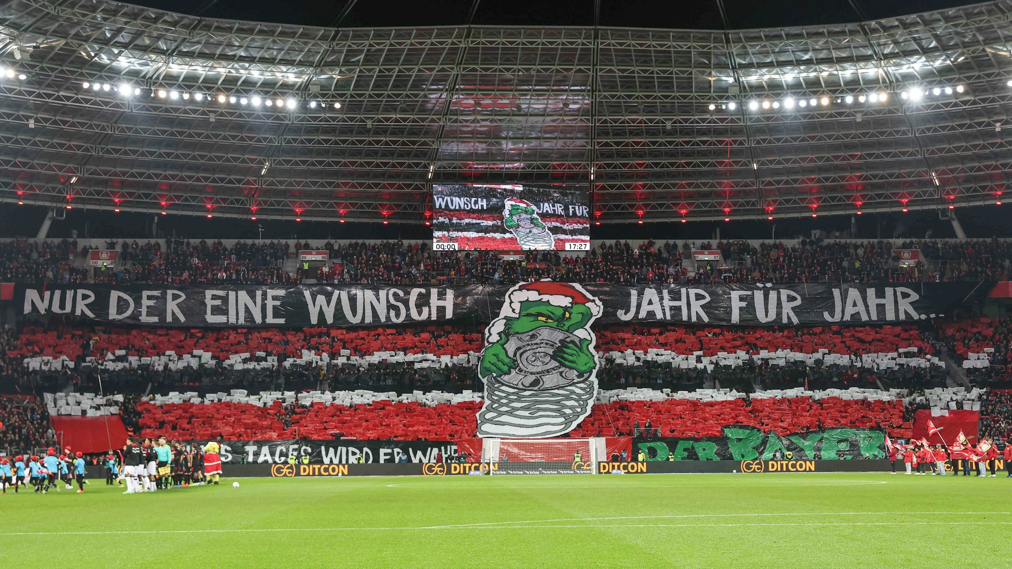 Choreografie auf der Nordkurve