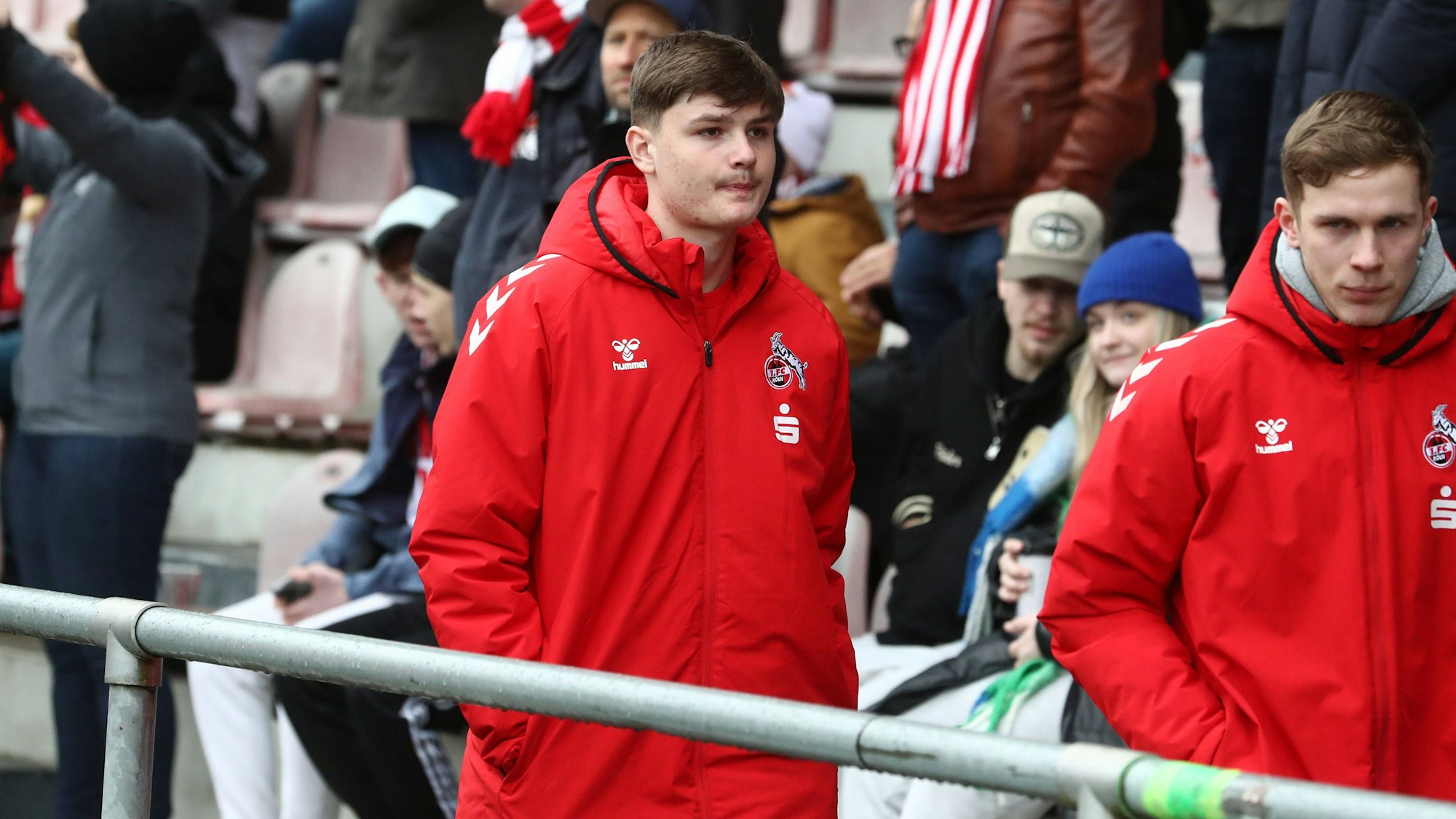 1.FC Köln U19 vs. Hertha BSC Berlin U19, DFB Pokal Halbfinale, links: Jaka Cuber Potocnik 1. FC Köln, 03.04.2023, Bild: *** Sport 1 FC Köln U19 vs Hertha BSC Berlin U19, DFB Pokal Semifinal, left Jaka Cuber Potocnik 1 FC Köln , 03 04 2023, Picture