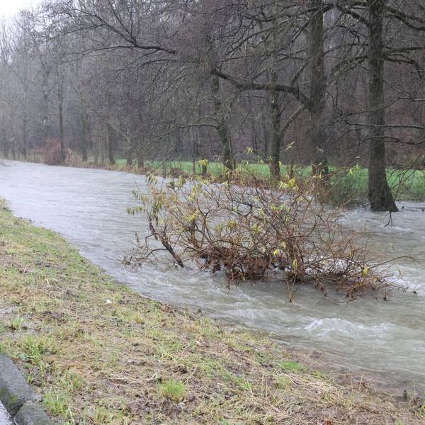 Aggerhochwasser in Rebbelroth.
