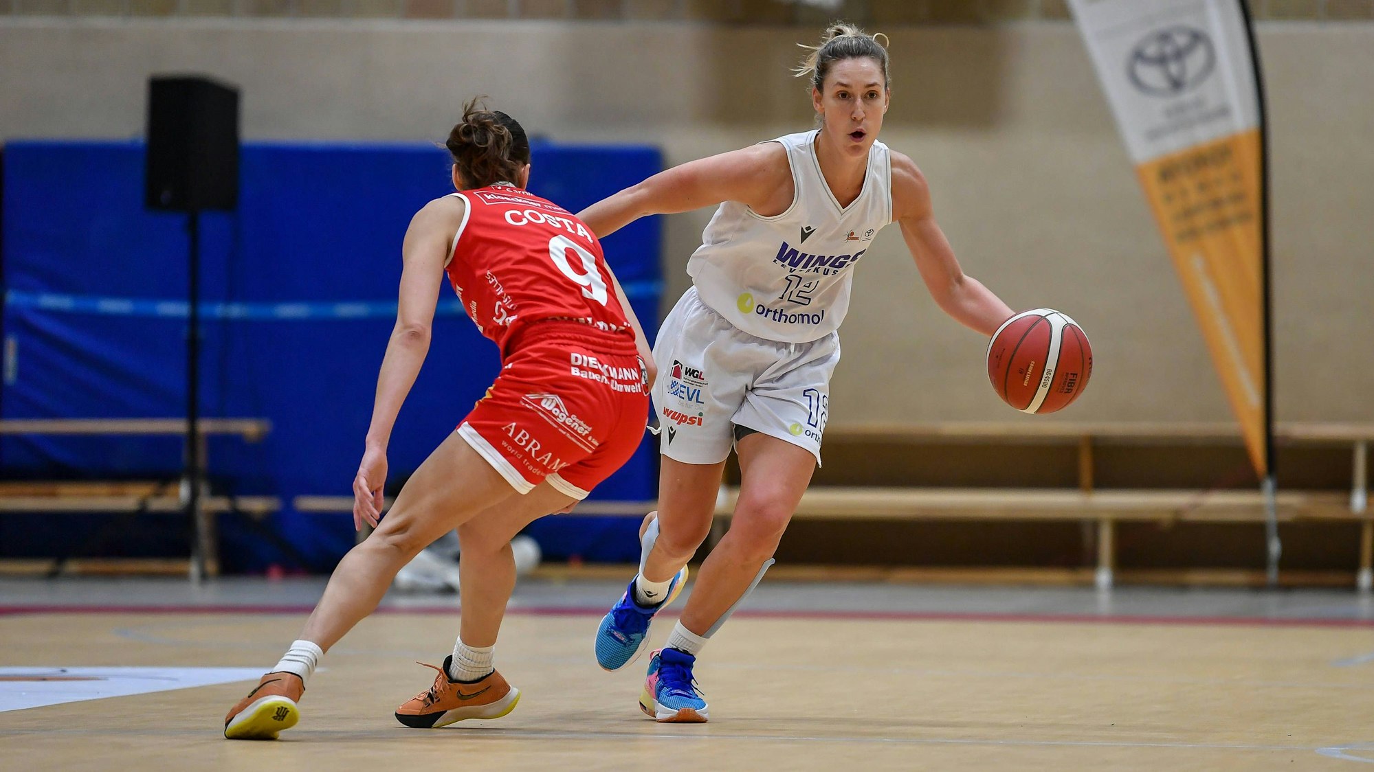 1. Damen Basketball Bundesliga: Orthomol WINGS Leverkusen vs. GiroLive Panthers Osnabrueck, 29.10.2023 Maria Blazejewski Orthomol WINGS Leverkusen 12, 1. Damen Basketball Bundesliga: Orthomol WINGS Leverkusen vs. GiroLive Panthers Osnabrueck am 29.10.2023 in der Sporthalle Werner-Heisenberg-Gymnasium in Opladen Nordrhein-Westfalen *** 1 Womens Basketball Bundesliga Orthomol WINGS Leverkusen vs GiroLive Panthers Osnabrueck, 29 10 2023 Maria Blazejewski Orthomol WINGS Leverkusen 12 , 1 Womens Basketball Bundesliga Orthomol WINGS Leverkusen vs GiroLive Panthers Osnabrueck on 29 10 2023 in the sports hall Werner Heisenberg Gymnasium in Opladen North Rhine Westphalia Copyright: xBEAUTIFULxSPORTS/Mueller-Laschetx