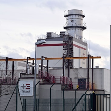 Das Trianel Gaskraftwerk. Im Gaskraftwerk in Hamm-Uentrop sind drei Arbeiter verletzt und mit Hubschraubern in Kliniken geflogen worden.