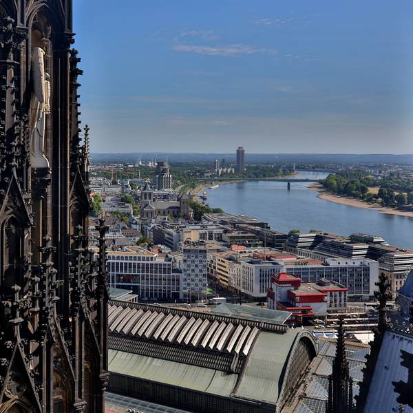 Köln vom Dom aus fotografiert