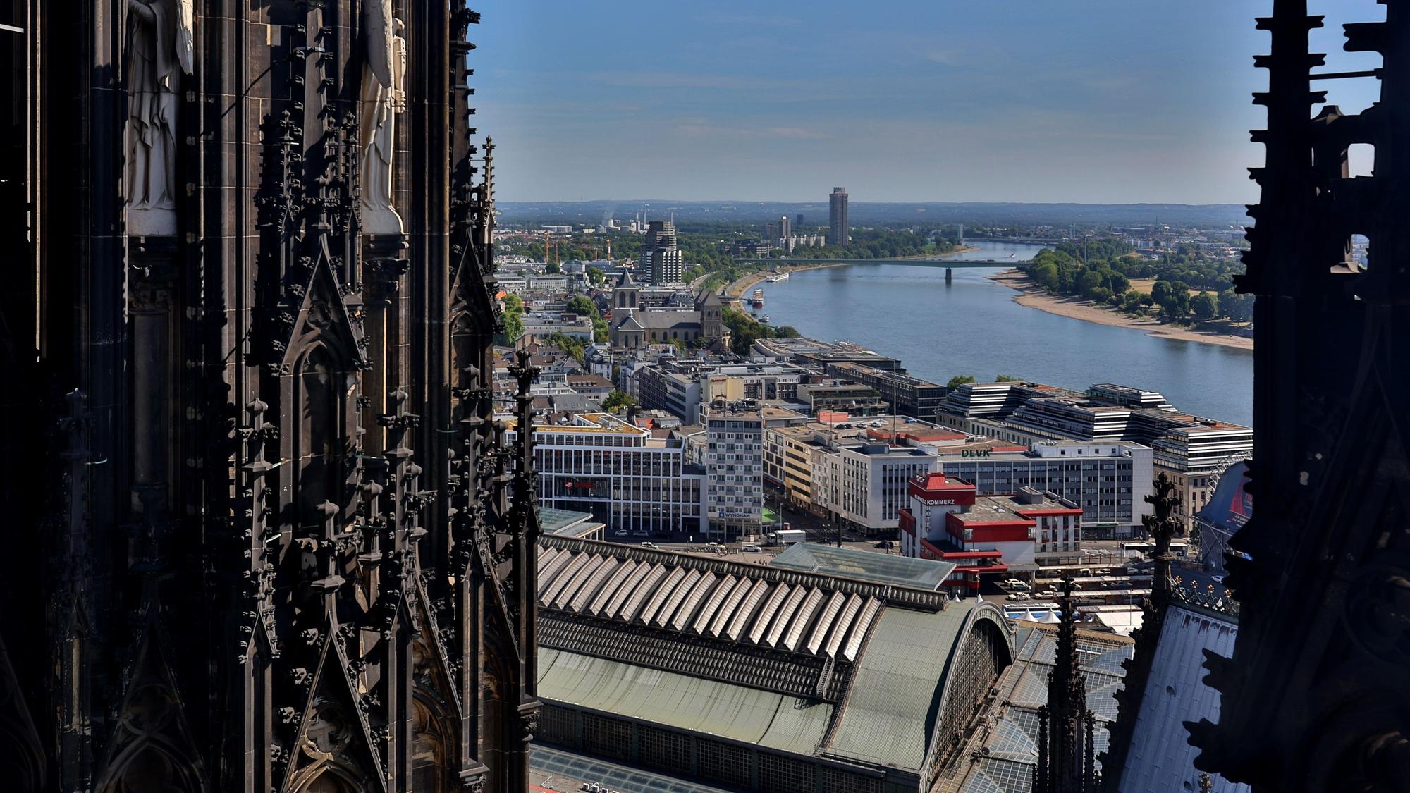 Köln vom Dom aus fotografiert