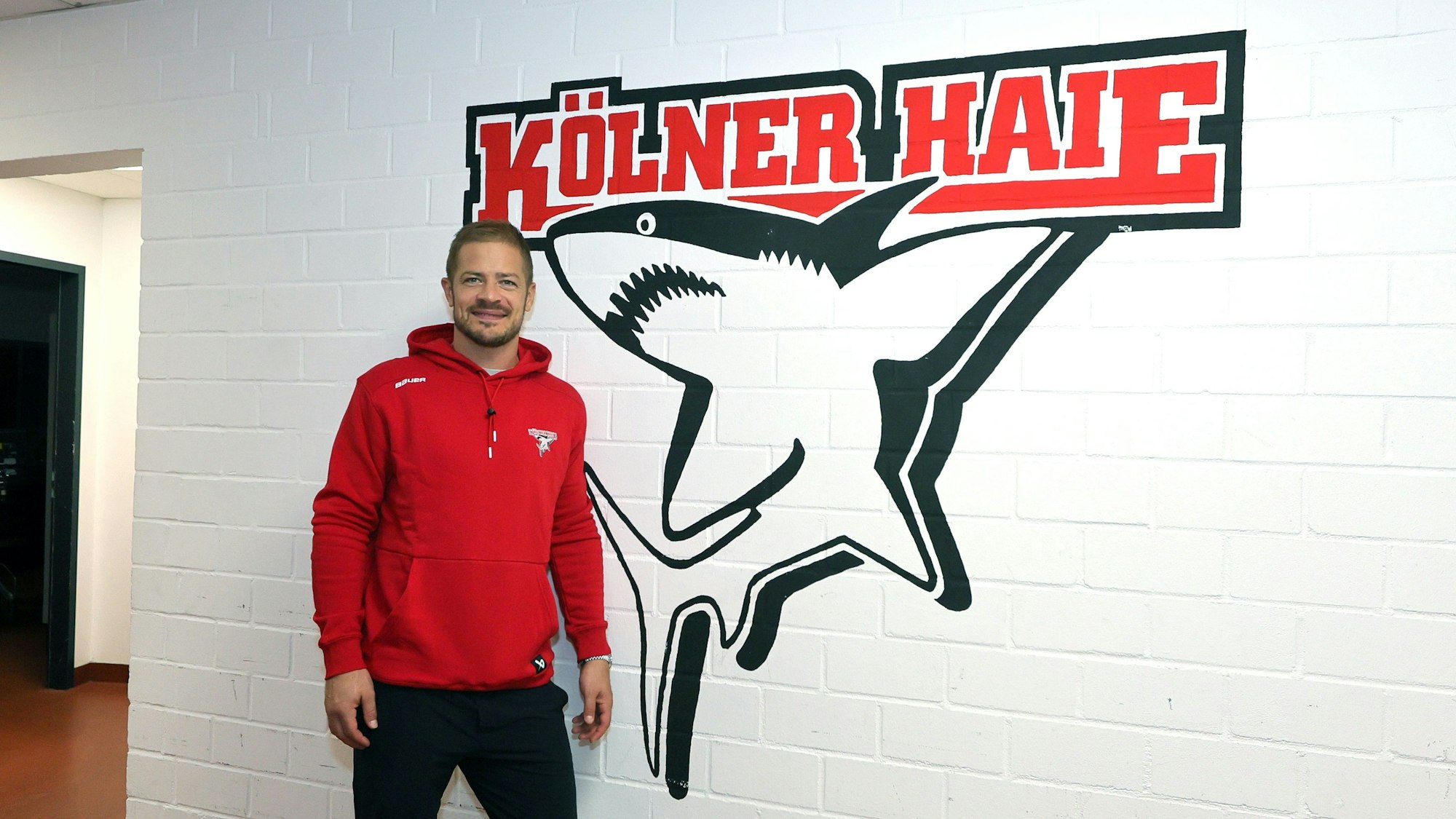 KEC Die Haie, Pressekonferenz zum Saisonstart, Eishockey DEL, Moritz Müller (Haie), 13.09.2023, Herbert Bucco